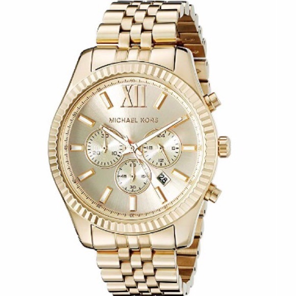 MICHAEL Michael Kors Jewelry - MK Gold Lexington Watch